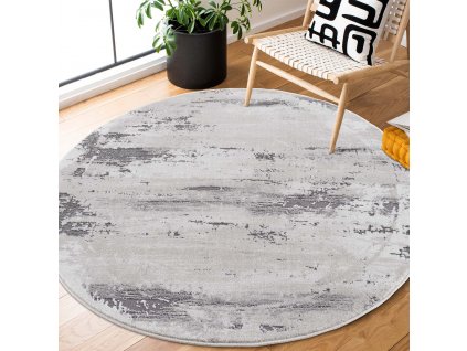 Moderní kulatý koberec CHIC 175 - šedý