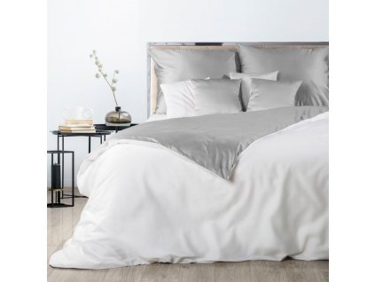 Ložní povlečení NOVA3 bílo-šedé
