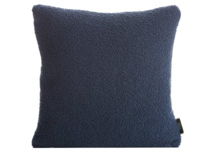 Dekorační povlak na polštář BUKLA v tmavě modré barvě