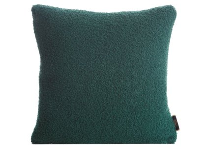 Dekorační povlak na polštář BUKLA v tmavě zelené barvě