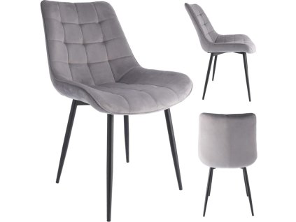 Jídelní židle MISTY - šedá