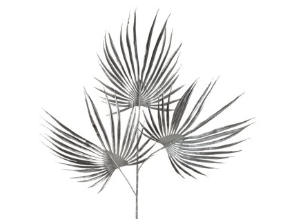 Dekorativní větvička 204A - stříbrná