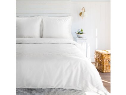 Elegantní ložní povlečení RETRO6 v bílé barvě