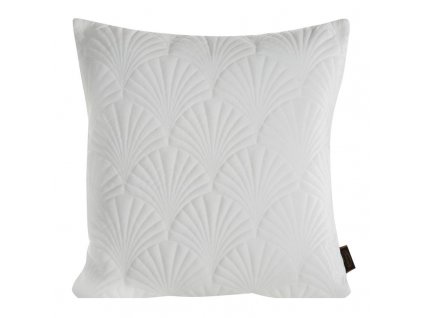 Dekorační povlak na polštář SHELL v bílé barvě