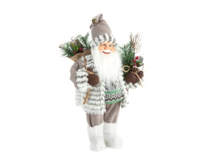 Mikuláš s plnou taškou dárků 40cm