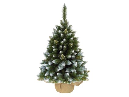 Umělý Vánoční stromek Borovice Diamantová v jutě