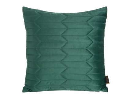 Dekorační povlak na polštář SOFIA1 v tmavě zelené barvě