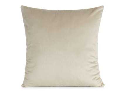Sametový povlak na polštář GAJA 1 - béžový