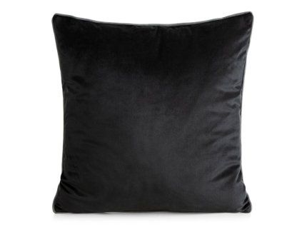 Sametové povlak na polštář GAJA 2 - černá