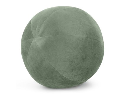 Dekorační polštář ve tvaru koule GAJA 4 - olivový