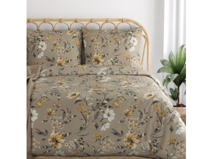 Ložní povlečení EMY zdobené rostlinným motivem