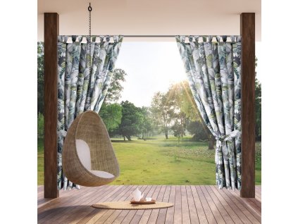 Zahradní závěs s potiskem GARDEN 20 na poutkách