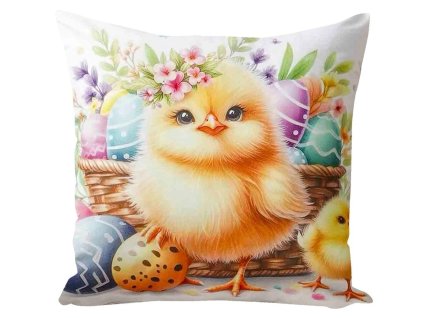 Sametové velikonoční povlak na polštář JSW 87