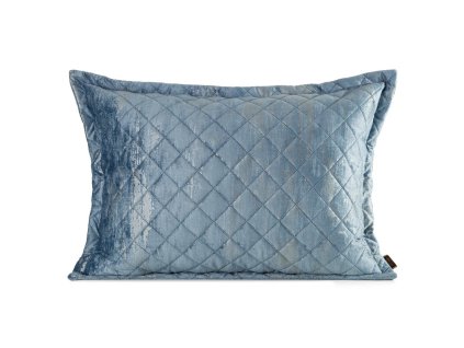 Sametové povlak na polštář BLINK 43 v modré barvě 50 x 70 cm