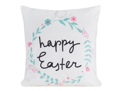 Sametový velikonoční dekorační povlak na polštář SPRING 4