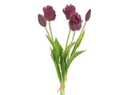 Kytice tulipánů - fialová