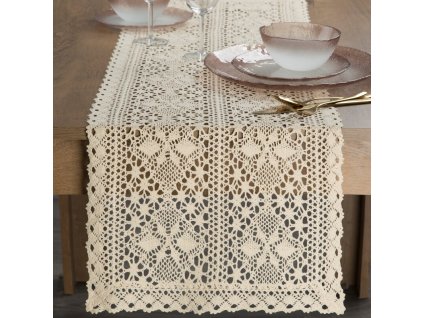 360572 cipkovana stola na stol mary bezova 40x140cm