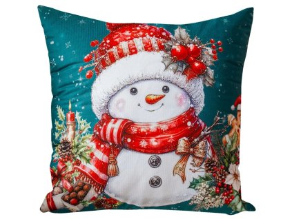 Vánoční sametové dekorační povlečení na polštář JCLA 90