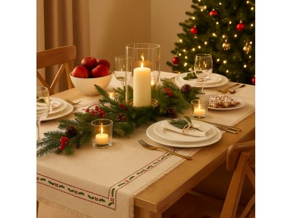 Vánoční dekorativní halounka 150 cm 1