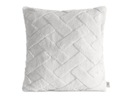 366605 dekoracna obliecka na vankus caro v striebornej farbe