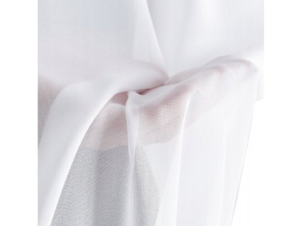 Bílá záclona Žaneta s olůvkem