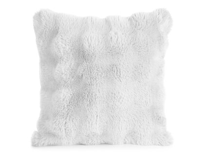 377316 luxusna kozusinova obliecka na vankus lily 45x45cm biela