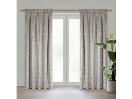 377361 zamatovy zaves raja na riasiacej paske 140 x 270 cm v ocelovosivej farbe