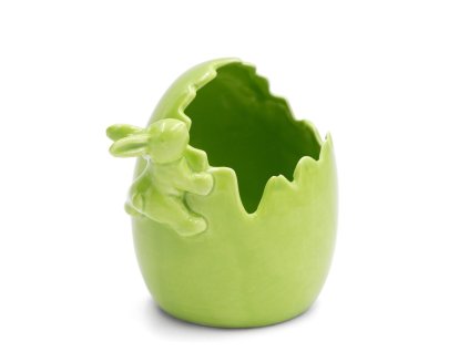 378333 velkonocna figurka vajicka so zajacikom v zelenej farbe