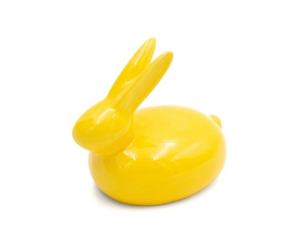 378291 velkonocna figurka zajacika v zltej farbe