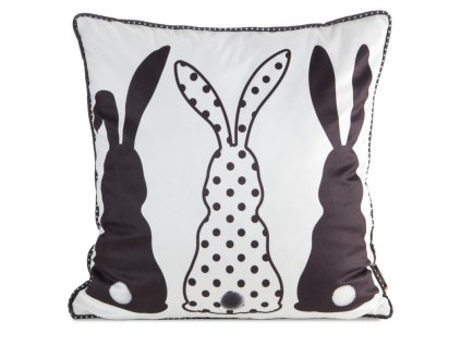 354794 zamatova dekoracna obliecka na vankus spring 4 cierna