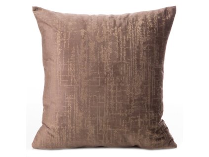 377520 zamatova obliecka na vankus marsala 40x40cm hneda