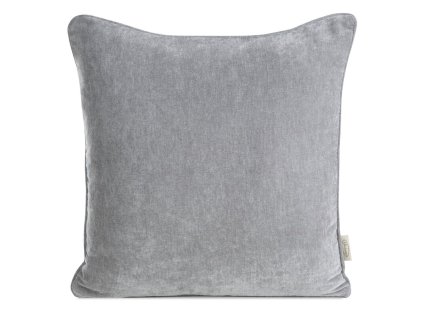367334 dekoracna obliecka na vankus nilo zo zenilkovej latky v sivej farbe 45 x 45 cm