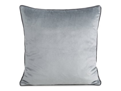 379155 dekoracna zamatova obliecka na vankus gaja ii strieborna 45 x 45 cm