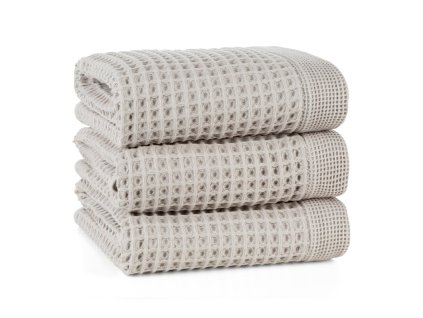 Bavlněný ručník MELO ve stříbrné barvě (Rozměr ručníku 50x90cm)