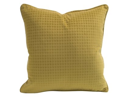 379683 zamatova obliecka na vankuc amelia 40x40cm horcicovozlta