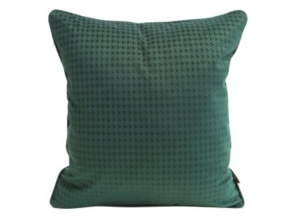 379686 zamatova obliecka na vankuc amelia 40x40cm tmavozelena