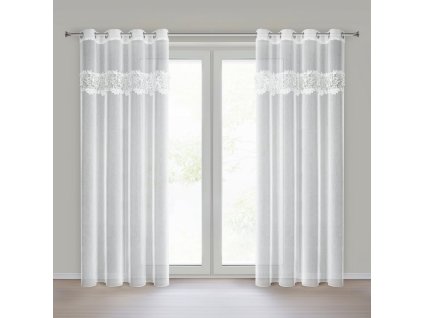 380127 hotova zaclona artemida 140 x 250 cm na kolieskach biela