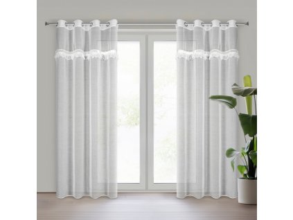 380259 hotova zaclona kiara 140 x 250 cm na kolieskach biela
