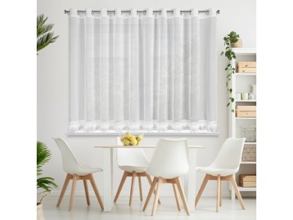 380262 hotova zaclona kiara 350 x 150 cm na kolieskach biela