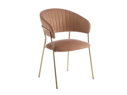 Moderní jídelní židle GLAMOUR Cappucinno
