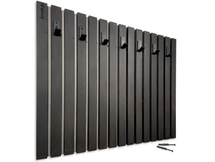 317070 nastenny vesiak na oblecenie lamele panel 80cm cierny