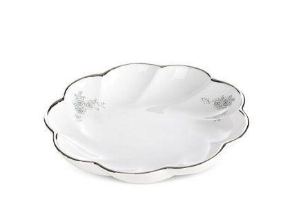 384193 dekorativna miska elsa 30x6 cm biela