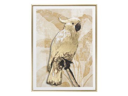 386218 obraz na stenu s ramom 45x60 cm bezovy