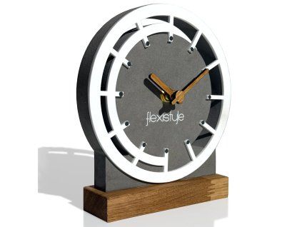 396126 drevene stolove hodiny grey white oak