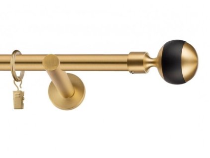 Jednořadá zlatá garníže 19mm Koule mix 2