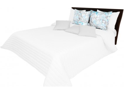Luxusní a moderní přehoz na postel NMG-06 bílý