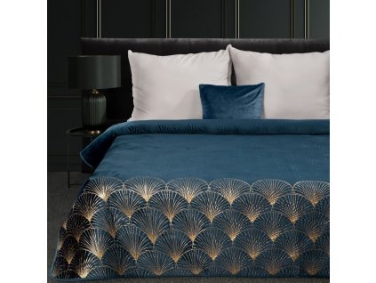Luxusní sametový přehoz na postel LOTOS1
