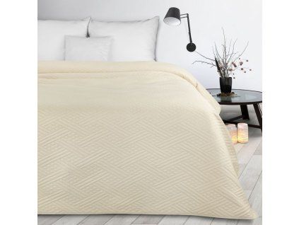 87082 moderny prehoz na postel boni4 kremovy