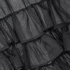 71878 8 zaclona s volanmi dolly 140x250cm cierna