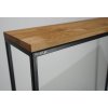 Konzole LOFT dubová 40x80x20cm 4